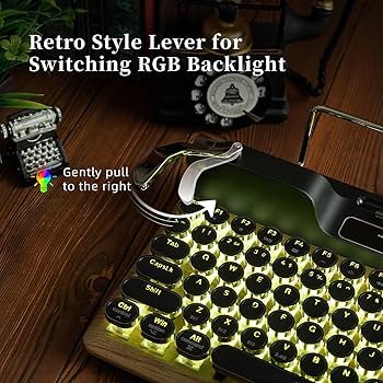 キーボード Keyclack Extreme Redux Dome 68pcs Amazon.com: 7KEYS Retro Typewriter Mechanical Gaming